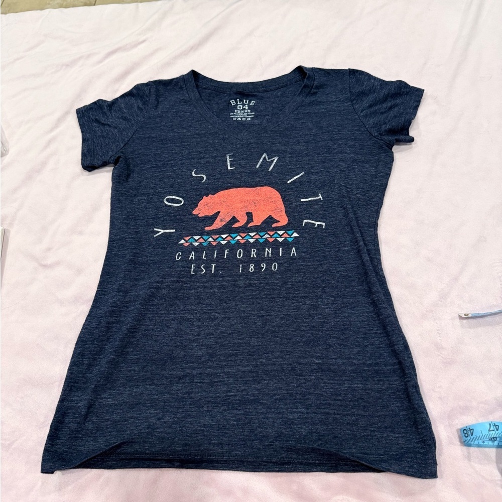 Blue 84 Brown V-Neck T-Shirt